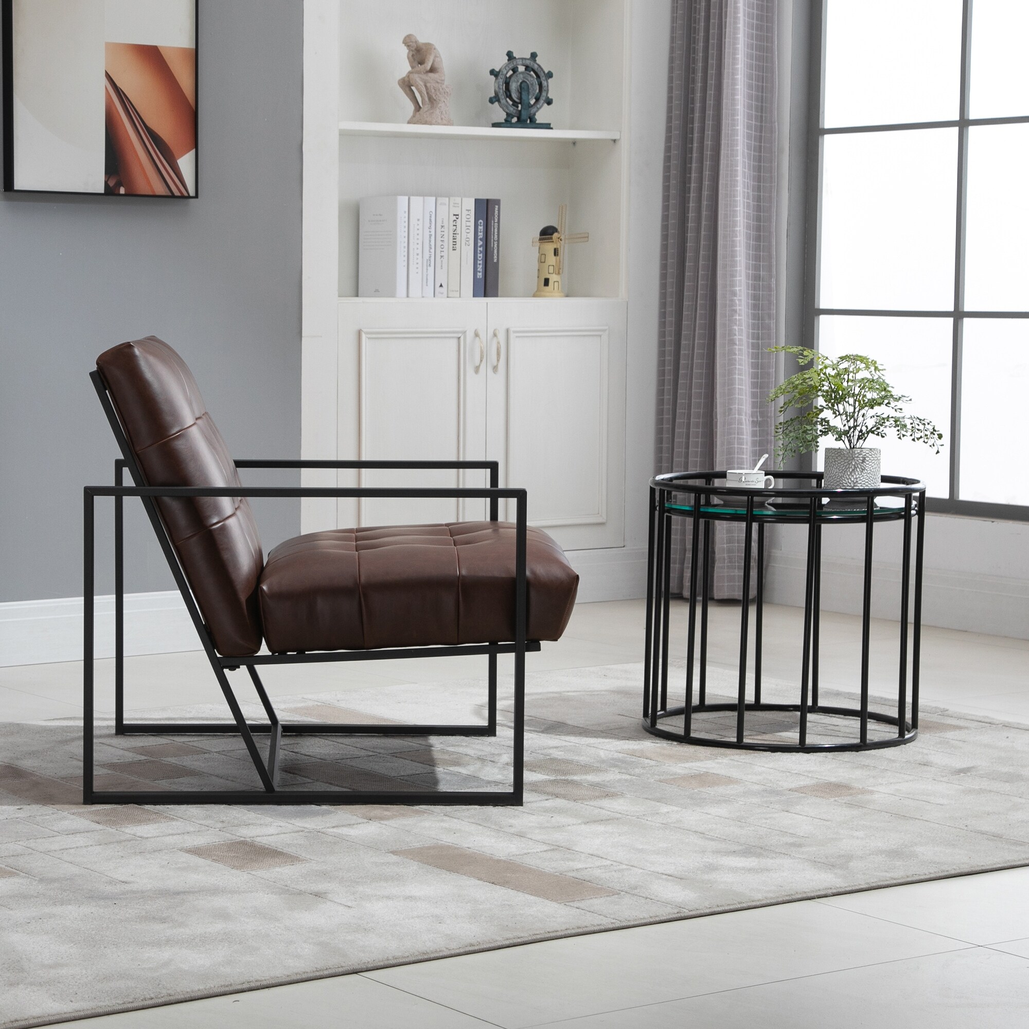 Homcom best sale accent chair