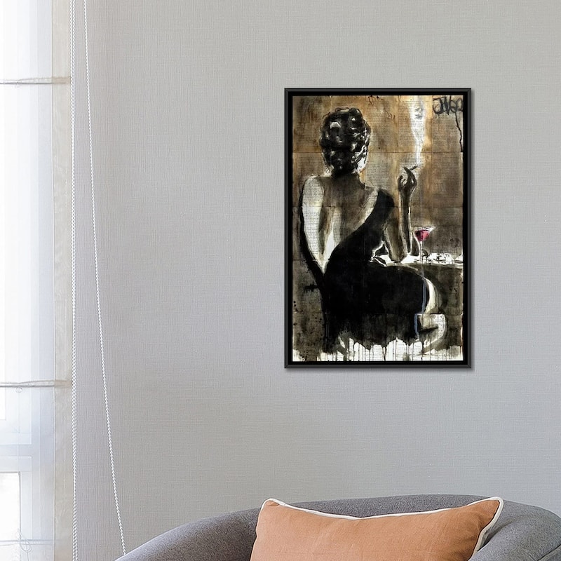 iCanvas "Cocktail" by Loui Jover Framed Canvas Print