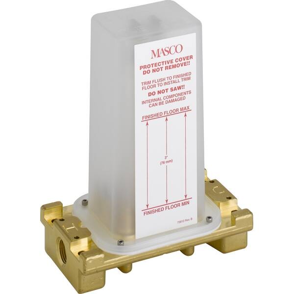 Delta Floor Mounted Tub Filler Rough In Valve With Stops Natural