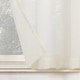 preview thumbnail 13 of 13, Archaeo Slub Textured Linen Blend Cafe Curtain Pair