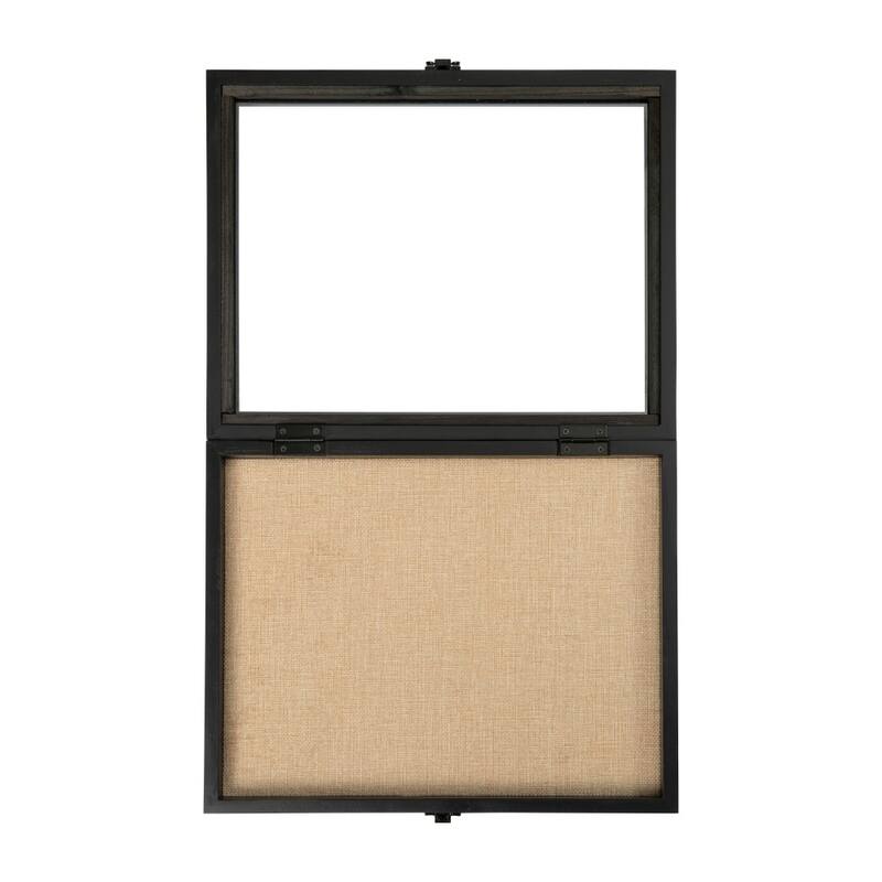 Solid Pine Shadow Display Case with Linen Liner