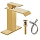 preview thumbnail 5 of 40, Vibrantbath Commercial Waterfall Spout Bathroom Sink Faucet