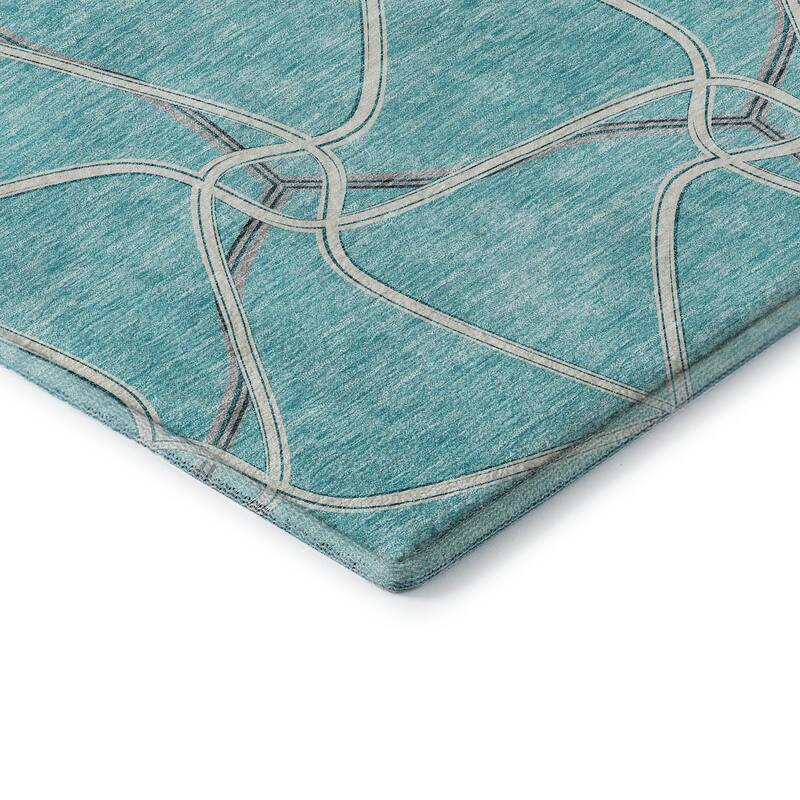 Premium Washable Super Soft Contemporary Geo Mayfield Rug