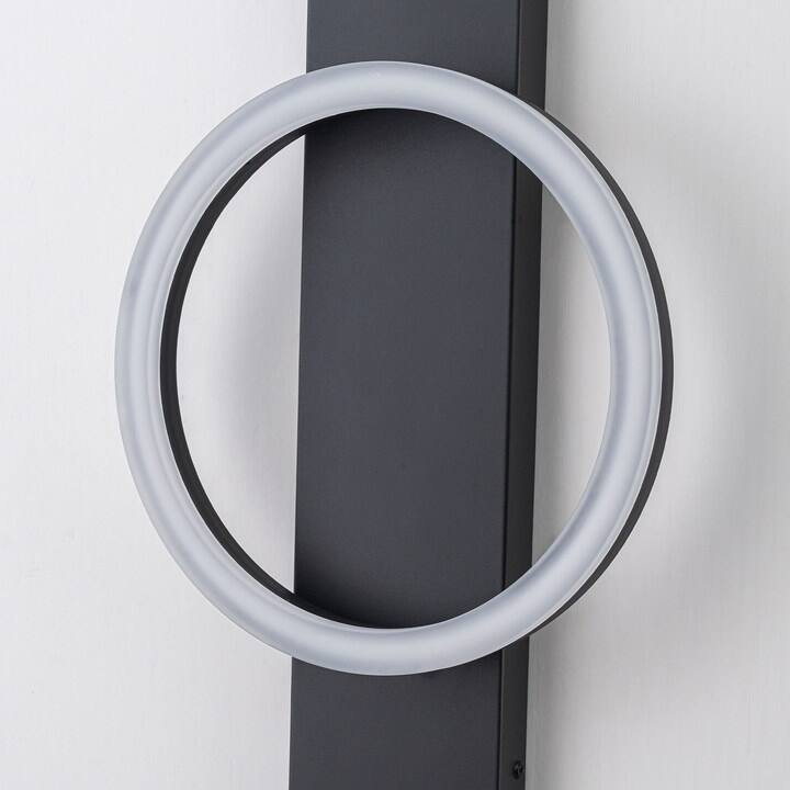 Modern Black Integrated LED Outdoor Wall Sconce