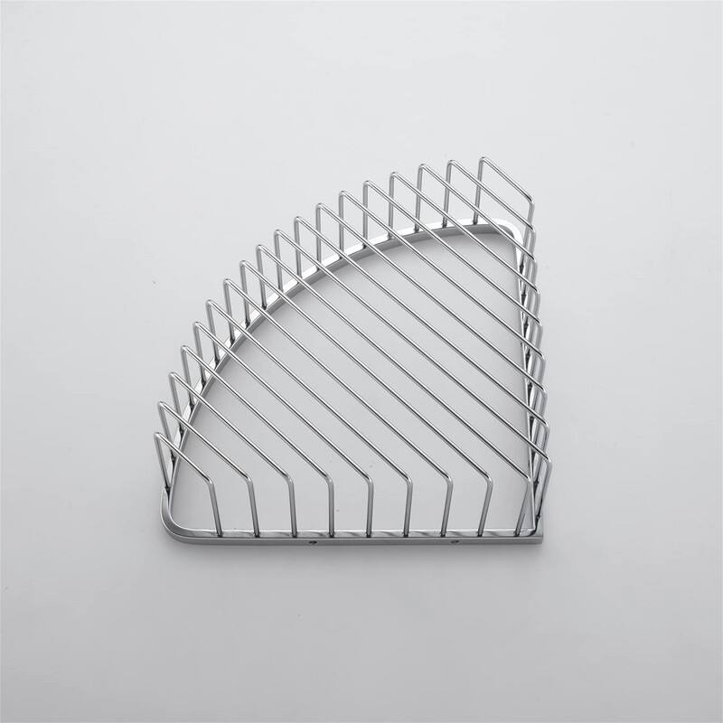Shower Caddy Corner Shelf Basket - 9.05"D x 12"W x 3.14"H