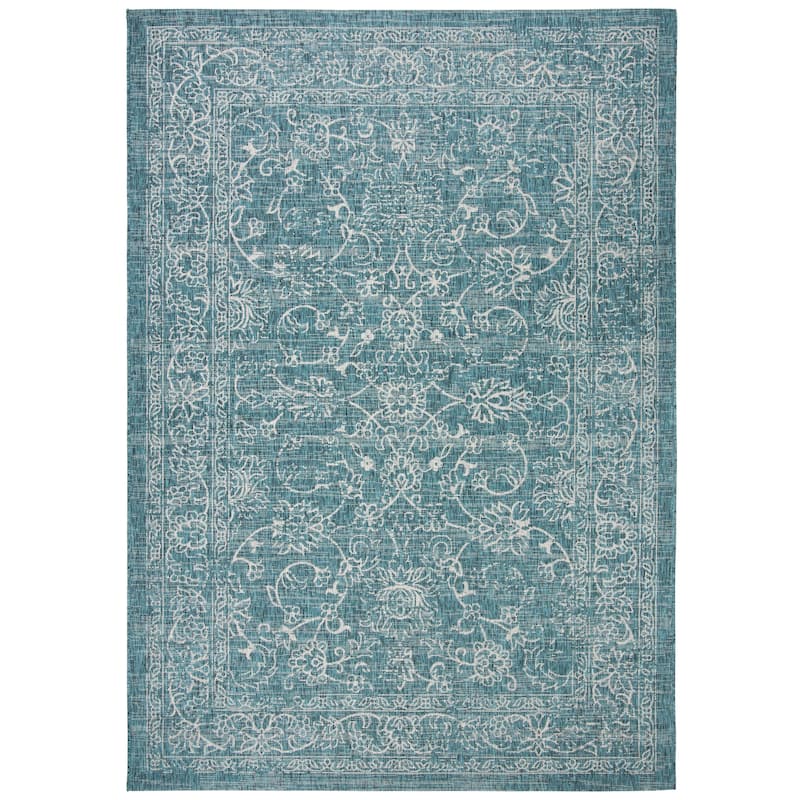 SAFAVIEH Courtyard Aquata Indoor/ Outdoor Waterproof Patio Backyard Rug