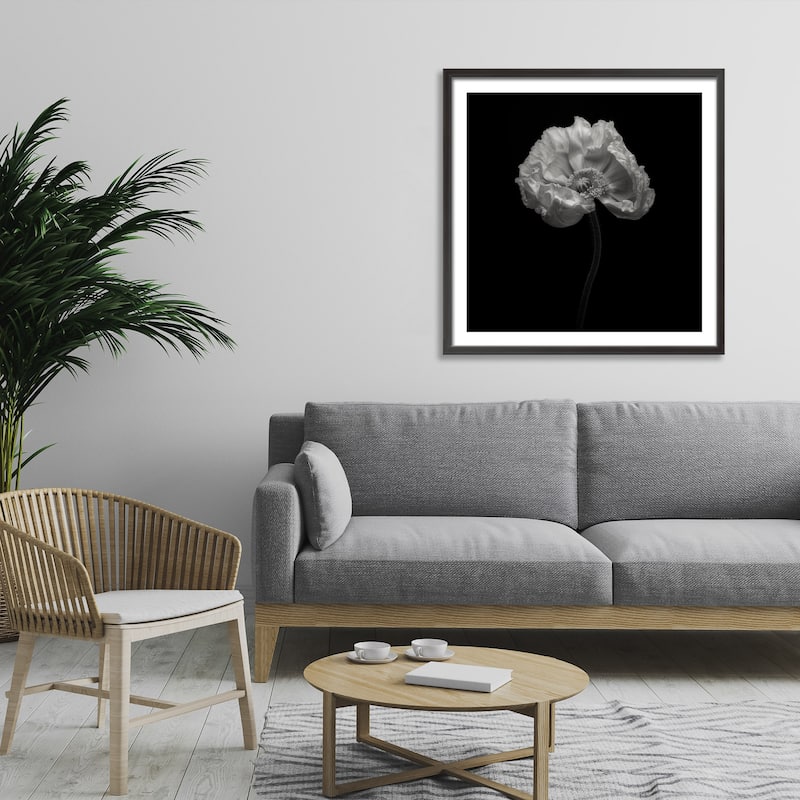 "Poppy" Framed Print Wall Art by Lotte Gronkjar
