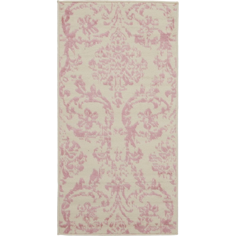 Nourison Jubilant Vintage Farmhouse Damask Area Rug