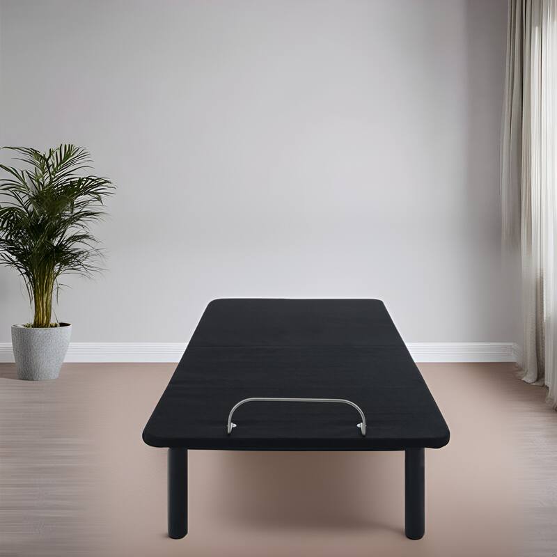 Adjustable Metal Bed Frame with Wireless Remote – Value Sleep Upgrade with Head & Foot Tilt, Low Profile Design - Twin XL,Black
