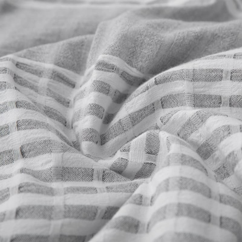 Hiend Accents Lane Stripe Duvet Cover Set, Super King, 3PC