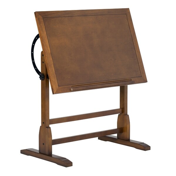 Studio Designs 36-inch Vintage Wood Drafting Table with
