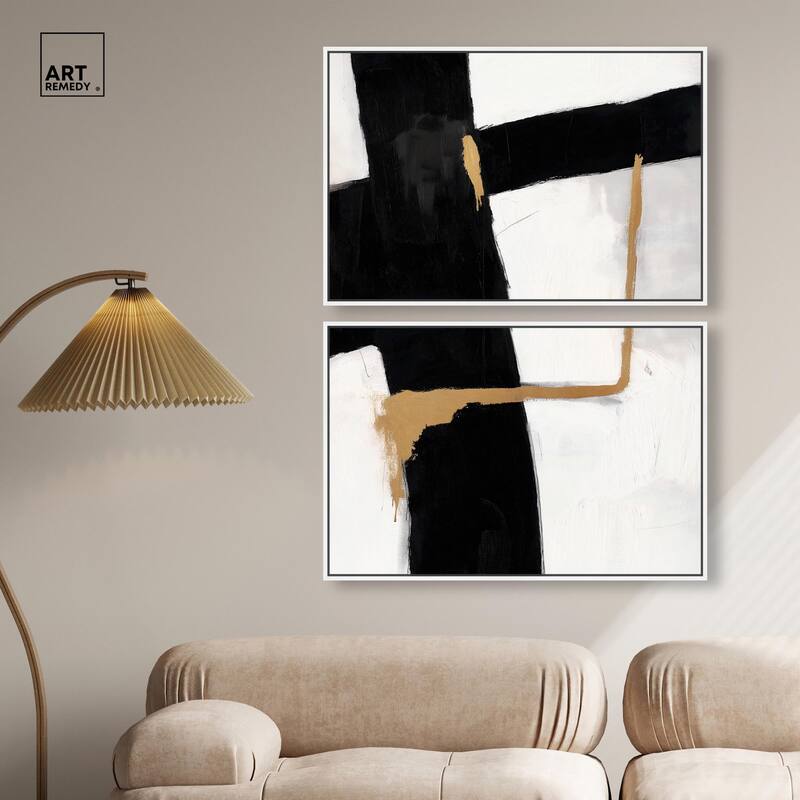 Urban Grid III Canvas Set of 2 by Art Remedy
