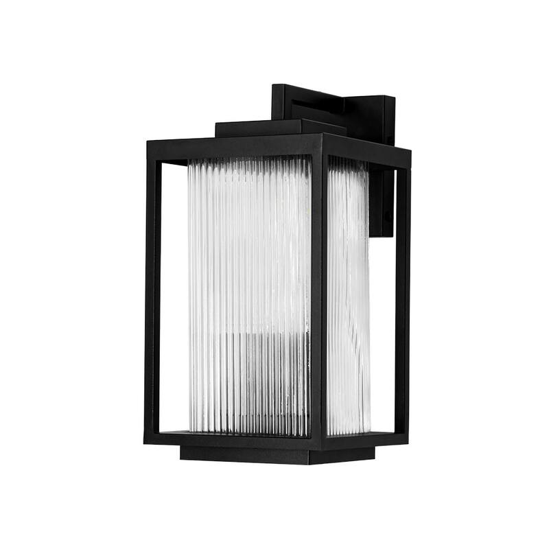 Modern 1-Light Outdoor Lantern Wall Sconce Porch Light