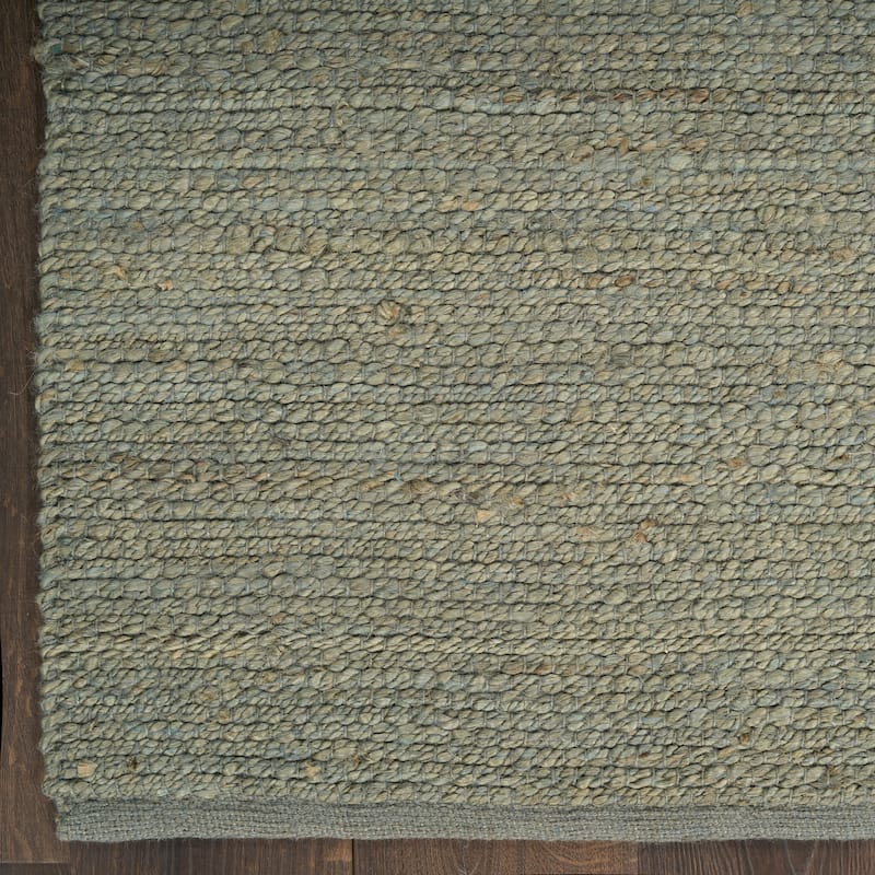 Nourison Natural Jute Indoor only Solid Area Rug