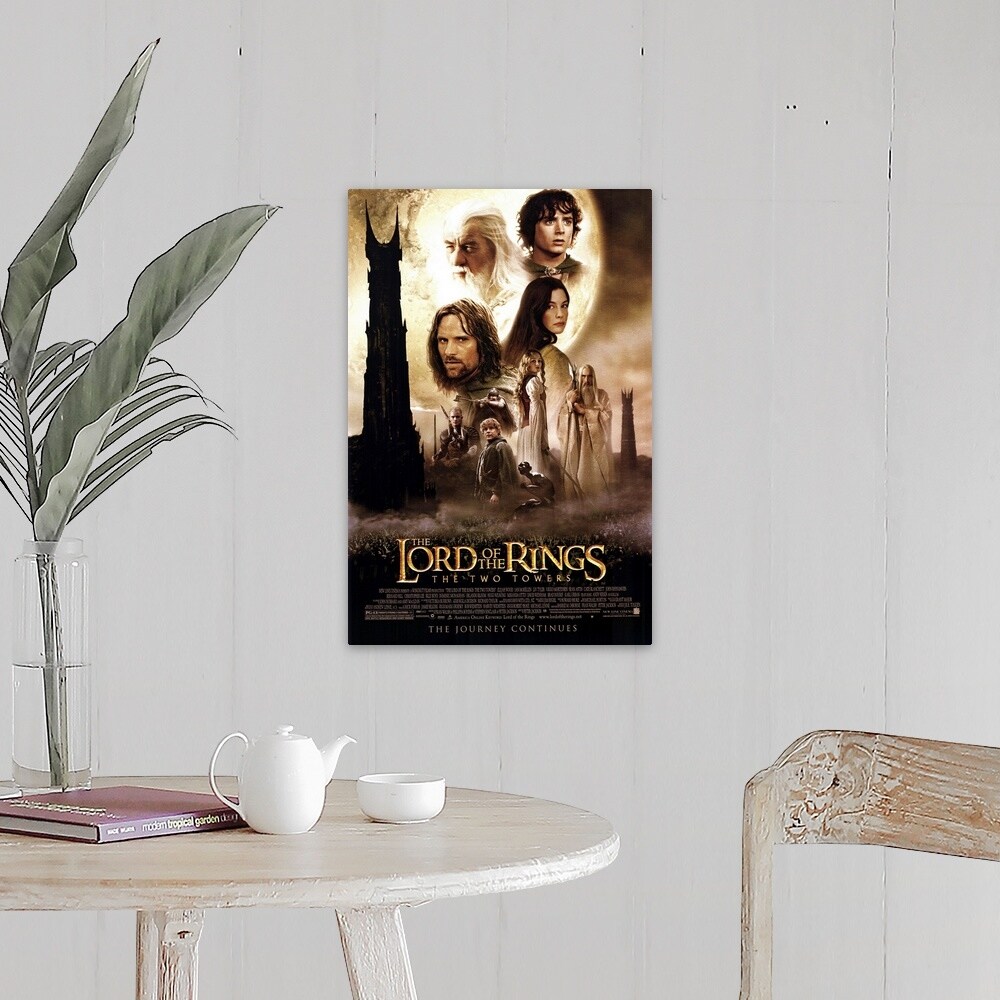 Lord of the Rings: The Two Towers (2002) Solid-Faced Canvas Print