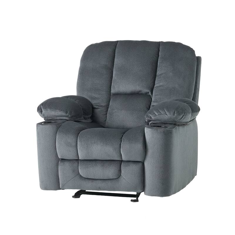 Gannon Fabric Glider Recliner Club Chair by Christopher Knight Home