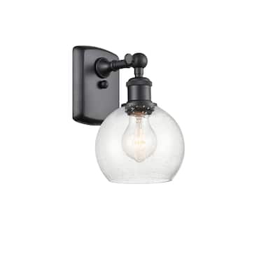 Innovations Lighting 516-1W-9-6 Athens Sconce Athens 9" Tall Wall