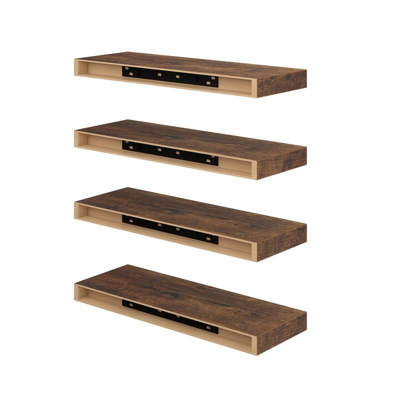 Homy Casa Wall-Mounted Floating Shelf, Set for Living, Modern Sturdy