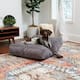 Happy Hounds Buster Deluxe Gray Sherpa Dog Bed