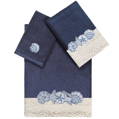 Authentic Hotel and Spa Turkish Cotton Shell Row 3PC Towel Set