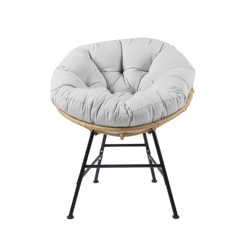 Outdoor Wicker Lounge Chair Set of 2