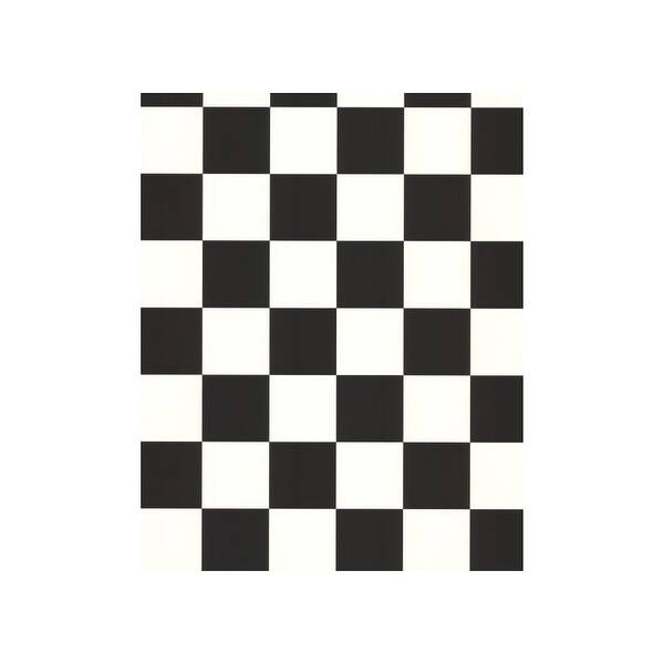 Shop York Wallcoverings Bz9291 Black And White Book Check