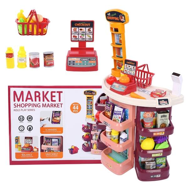 Grocery Game Store Children'S Gifts Girl Supermarket Kitchen Toy Set