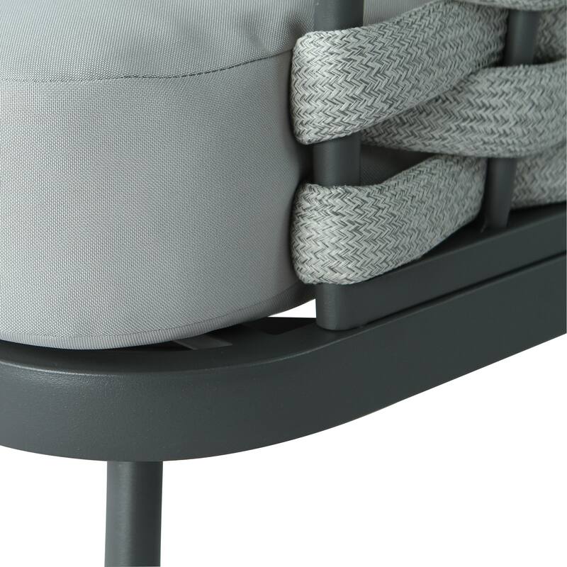 Christopher Knight Home - Langdon Patio Steel Club Chair（Set of 2）