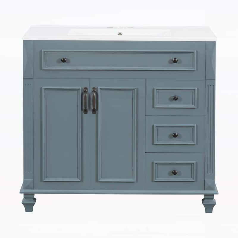 36" Bathroom Vanity with Sink