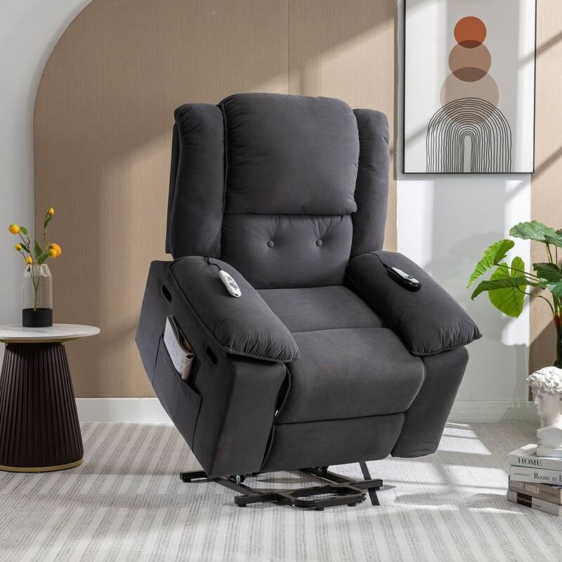 Power Lift Massage Recliner with Heat, Vibration Massage and Storage