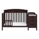 preview thumbnail 31 of 41, Graco Benton 4-in-1 Convertible Crib and Changer – GREENGUARD Gold Certified, Crib and Changing Table Combo