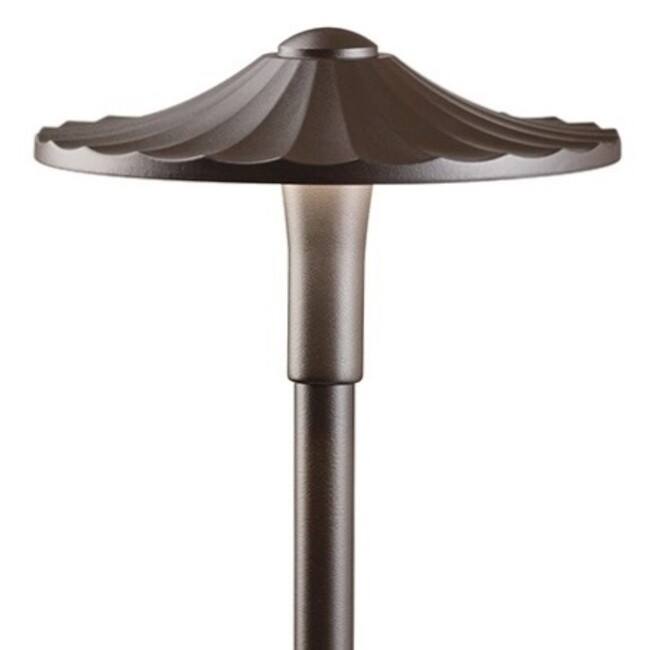 Kichler Flare 21" LED Path and Spread Light - 2700K - Textured Architectural Bronze