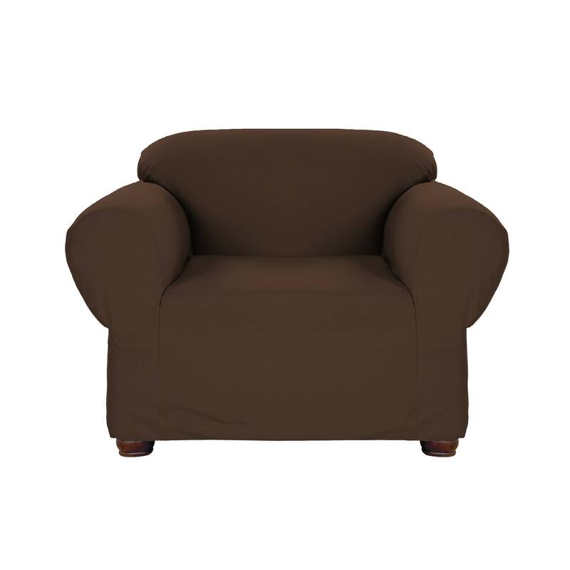 Stretch Jersey Slipcover - Soft and Form-Fitting Chair Cover in a Solid Color