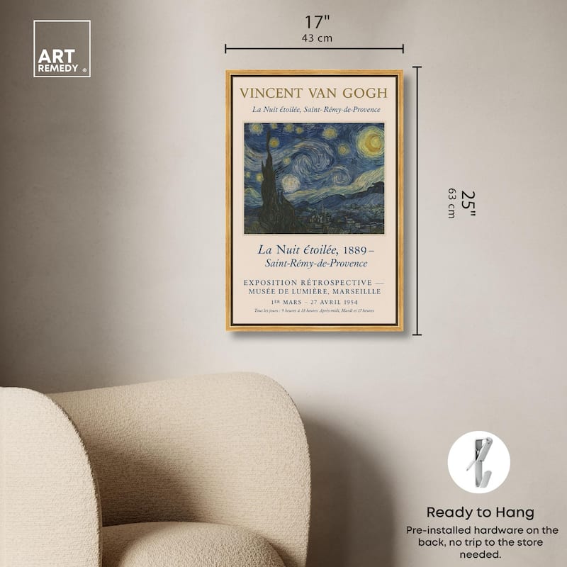 Starry Night Canvas by Art Remedy