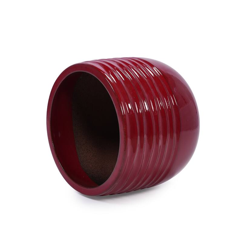 Indoor-Outdoor Handmade Ceramic Planter Set for Succulents and Cacti