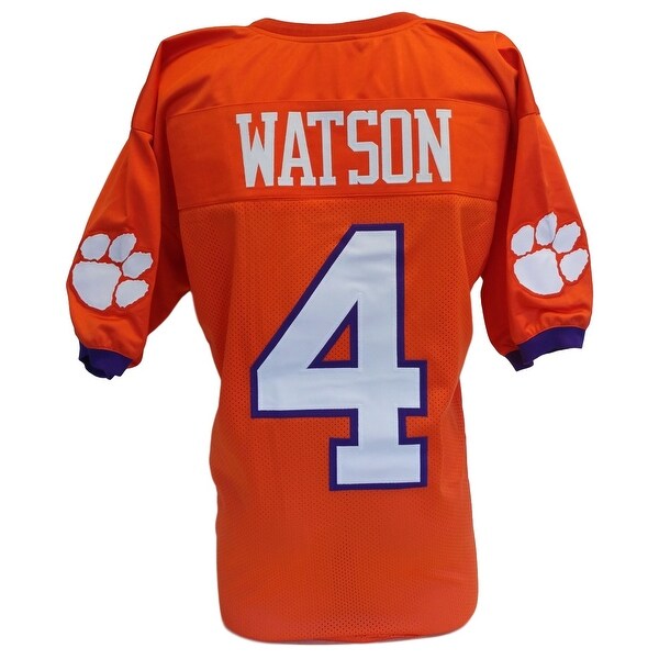 Shop Deshaun Watson Unsigned Custom Orange College Football Jersey Size XL - Free Shipping Today ...