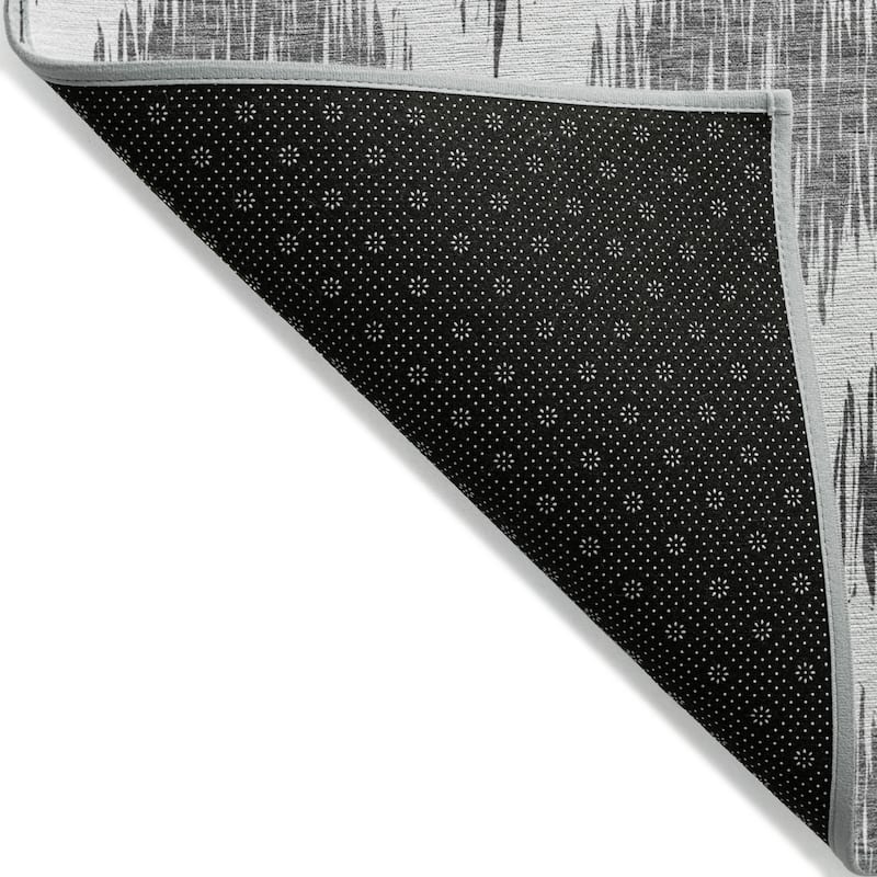 HomeRoots Ikat Transitional Rectangle Outdoor Rug