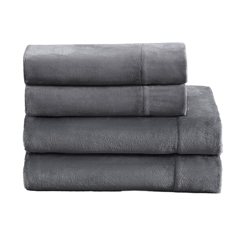 Juicy Couture Plush Sheet and Pillow Cases Set