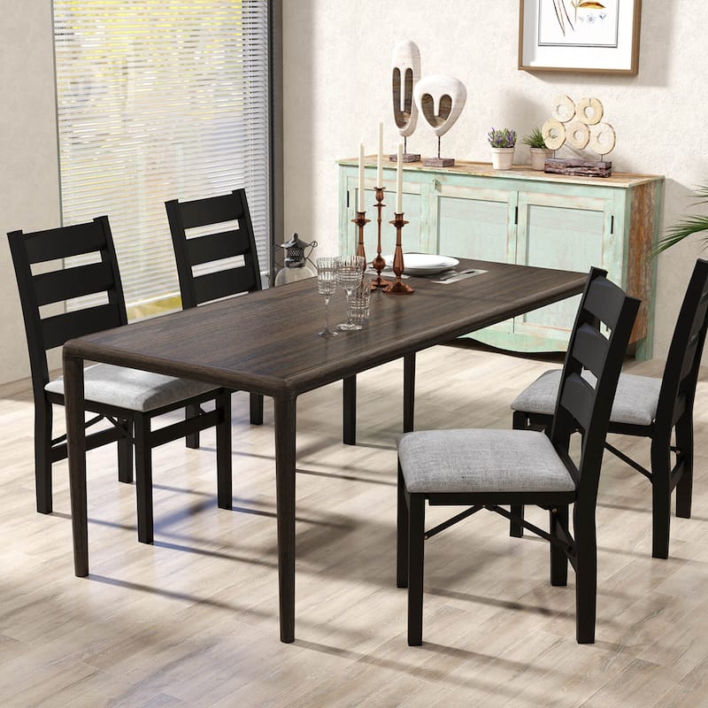 2/4PCS Modern Folding Dining Chairs Set Kitchen Armless Accent Chairs