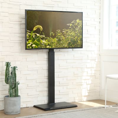 FITUEYES Iron Base Swivel Floor TV Stand Mount for TVs Up to 55 - 26 -55 INCHES