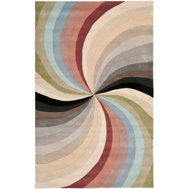 SAFAVIEH Handmade Soho Katelyn Vortex Wool Rug