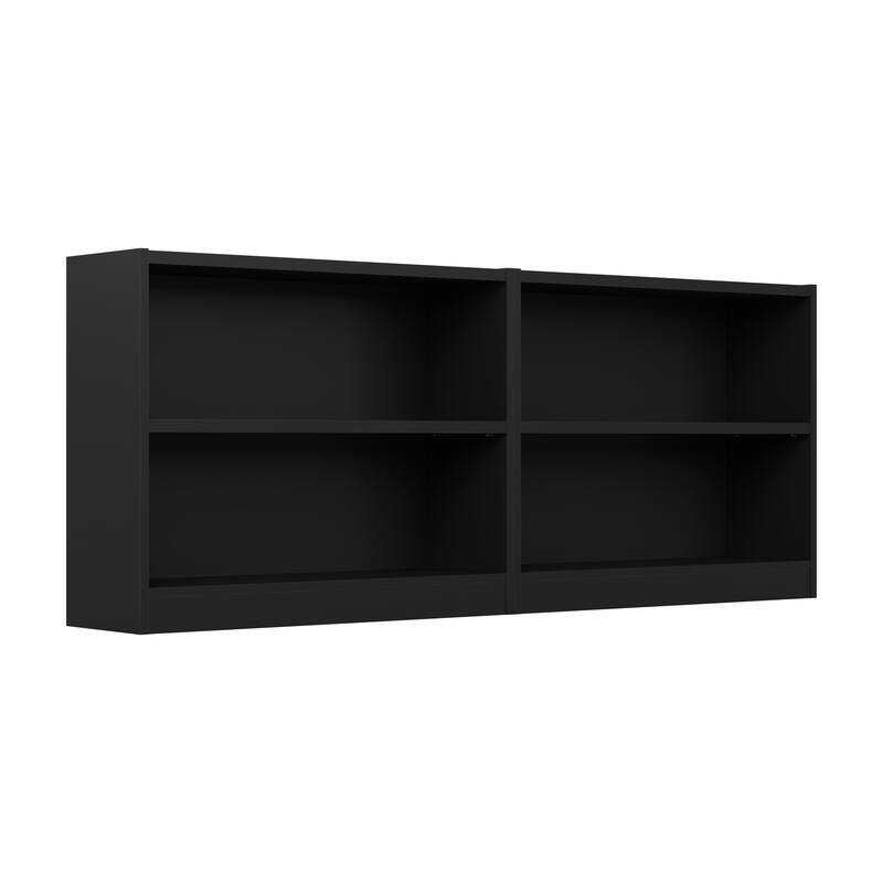 Universal Small 2 Shelf Bookcase Storage - Set of 2 by Bush Furniture.