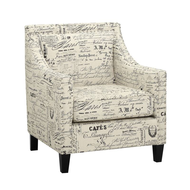 Erica Accent Armchair with Chrome Nailhead Trim