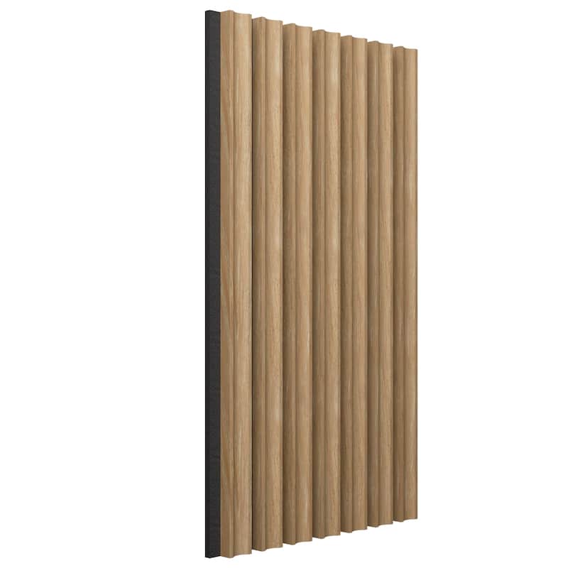 AcoustixPro Noise Cancelling Concave Small Slat Wall Panel (2 Pack)