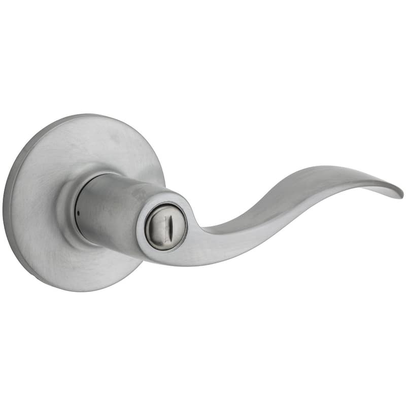 Kwikset Layton Privacy Door Lever Set with Round Rose from the