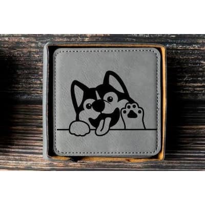 Waving Dog Coaster - Set of 6