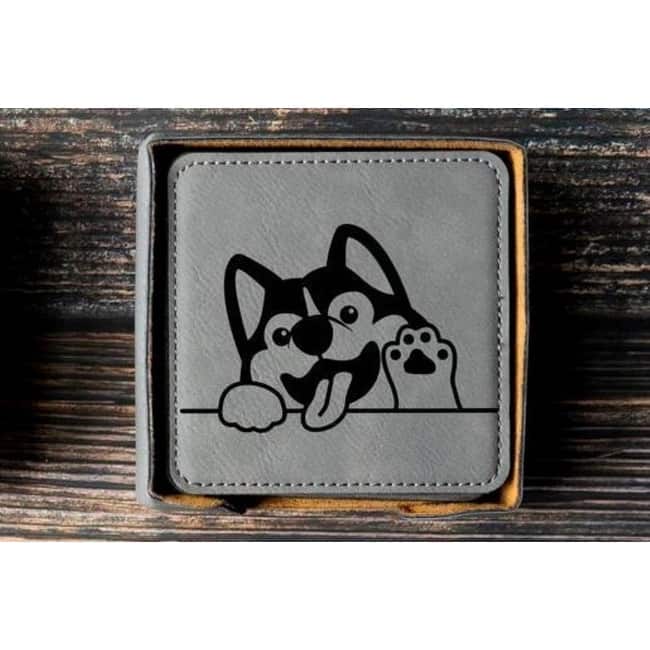 Waving Dog Coaster - Set of 6