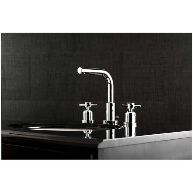 Kingston Brass Concord 1.2 GPM Widespread Bathroom Faucet with Pop-Up