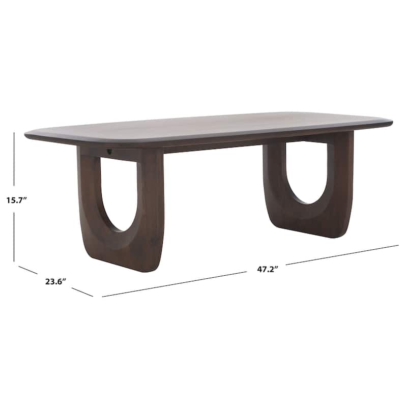 SAFAVIEH Couture Cassiette Wood Coffee Table - 47"W x 24"D x 16"H