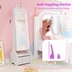preview thumbnail 17 of 16, Costway Kids Vanity Set Princess Makeup Dressing Table & Chair Set - See Details
